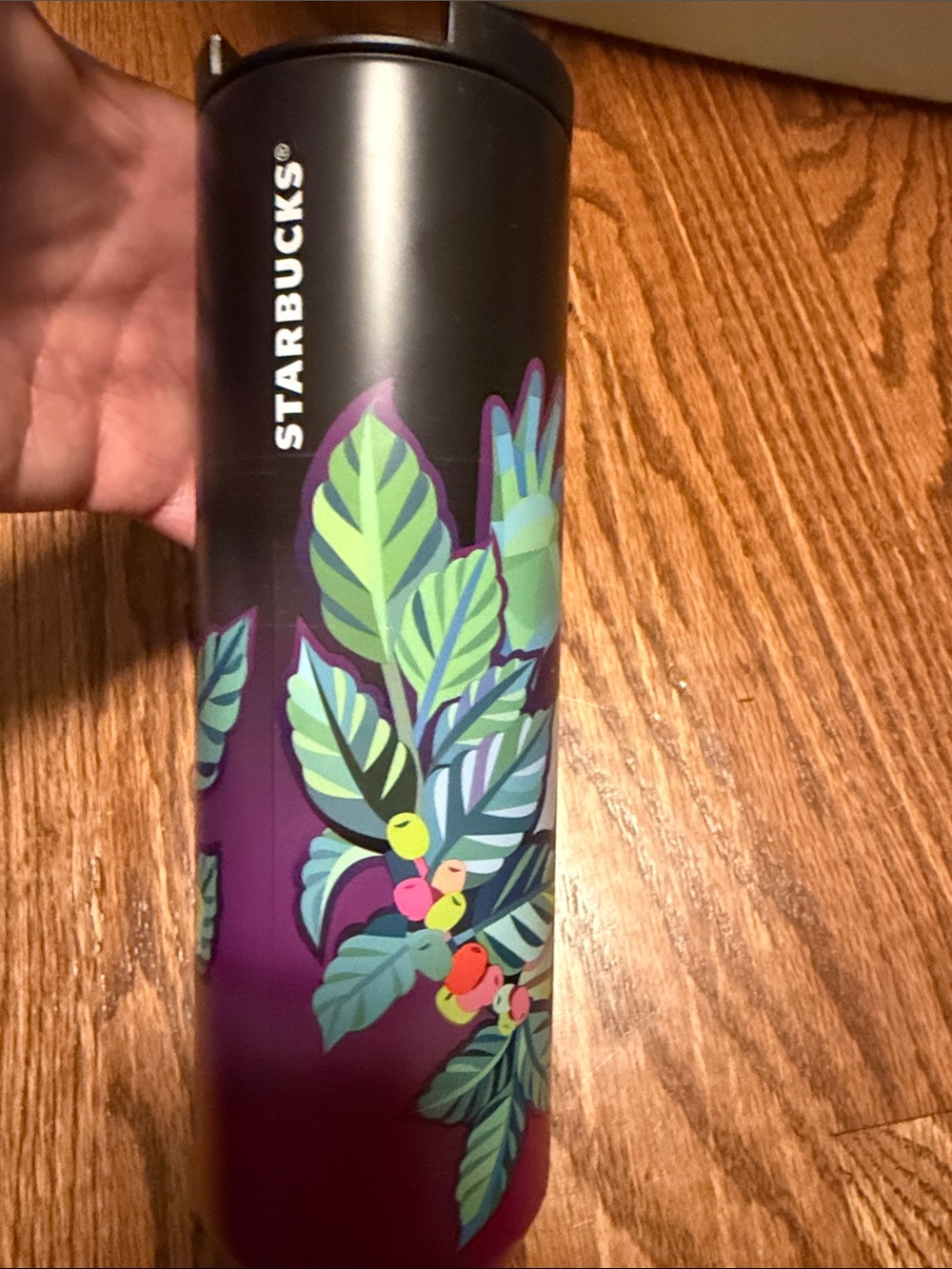 Starbucks 2021 holiday ASL 16oz insulated tumbler by artist Wang - NWT - Picture 7 of 7